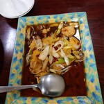 青龍 - ⑤海老様の甘・辛・酸ソース