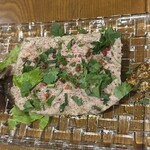 キュイ　ラルドワーズ - 九条ネギでパテドカンパーニュと木の子のグレック