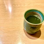 すし 堺 - お茶のほか、お椀もいただきました。