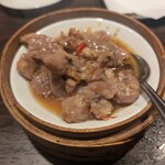 駅前小籠包 新火 - 豚肉のトウチ蒸し（680円）