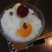 妙見石原荘 食菜石蔵 - チェックインの間に白くまを頂きました〜♪