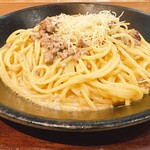てっぱんのスパゲッティ - 白い統一感。