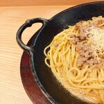 てっぱんのスパゲッティ - 肉が美味いのです。