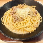 てっぱんのスパゲッティ - 食感モチモチなのだ。