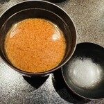 神田錦町 鮨たか晴 - 御碗（蜆味噌汁）