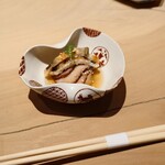 鮨　いの - 焼き穴子となまこ