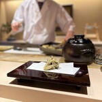 渋谷 天婦羅 ふじもと - 舞茸