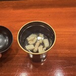 すし あらい - マグロの皮のお吸い物