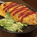 こっこ鶏焼き - オムライス