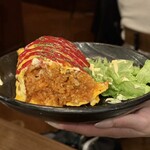 こっこ鶏焼き - オムライス