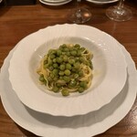 ジロトンド - 3皿目ピゼッリのタリオリーニ。