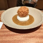 京町堀 なかむら - メンチカツカレー