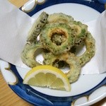 ちゃんこ上潮 - ゴーヤの天ぷら(メニューにありません)