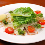 Seafood carpaccio