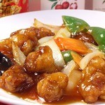 Taiwanese style sweet and sour pork 880 yen (tax included)