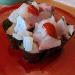 廻し鮨 新鮮や - 海鮮梅しそ軍艦