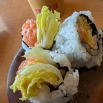 廻し鮨 新鮮や - サーモンロール