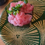 廻し鮨 新鮮や - マグロ中落ち