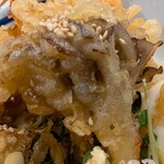 うどん 兎麦 - 舞茸天ぷら