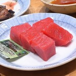 立ち呑み正屋 - まぐろぶつ切り