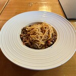 ミニハウス - キノコトマトパスタ