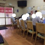 店内はお客さんたくさん