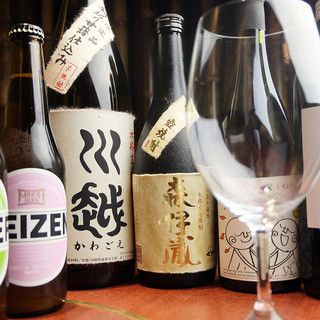 豊富なお酒