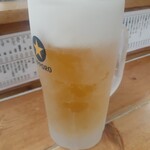 もつ焼でん - 生ビール大