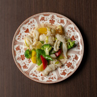 烏賊と野菜の塩炒め
