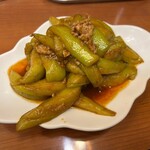 長崎ちゃんぽん 華一 - ナスのカラシ炒め！