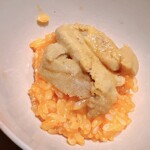 炎水 - 卵かけご飯に大間のムラサキウニをトッピング