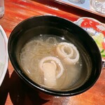 炎水 - お味噌汁。お出汁が効いておりました