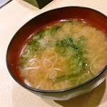 あおさの味噌汁