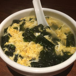 炭火焼肉 エース - 卵スープ