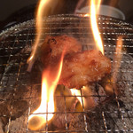 炭火焼肉 エース - ミノ(火事)