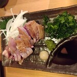 笑来 - ももの炙り刺し