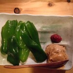 笑来 - 肉みそピーマン