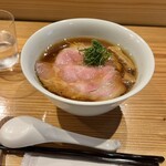 めん 呼白 - ☑️醤油らぁ麺¥1.100
      ☑️お肉ご飯¥450