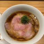 めん 呼白 - ☑️醤油らぁ麺¥1.100
      ☑️お肉ご飯¥450