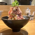 めん 呼白 - ☑️醤油らぁ麺¥1.100
      ☑️お肉ご飯¥450