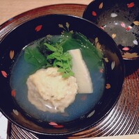 銀座くどう - 蛤真薯とワカメ&筍