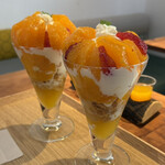 伊藤農園ショップ みかんの木 - 柑橘のプレミアムパフェ 1,780円(税込)