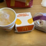 マクドナルド - ドリンク写真:選んだのは大好きなてりやきマックバーガーのセットです。