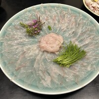樋山 - 千葉勝山漁港　天然虎河豚　河豚皮　テッサ　盛合せ