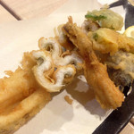 つきじ芳野吉弥 - 穴天盛り合わせ