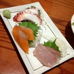 堀 堀～hori hori～ - お刺身3点盛り