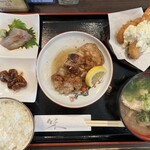 うまいもん酒場日向 - とある日の日替わり定食 ¥1,100