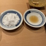 天ぷら 京星 - ブランデーとお砂糖で味変グラッセ