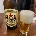 もつ焼き きよちゃん - 瓶ビール