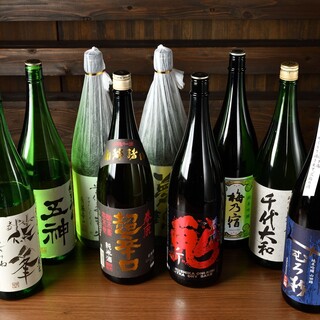 《奈良や九州の地酒も◎》日本酒は20種類以上ご用意
